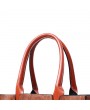Women Three-piece Set Vintage Faux Leather Handbag Shoulder Bag Wallet